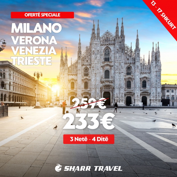 Verona – Milano – Venice – Trieste    